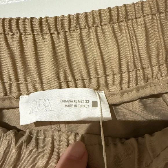 Zara Elastic Waist Wide Leg Pants - Picture 4 of 4